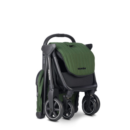 Easywalker Jackey 2 XL silla de paseo Deep Green plegada