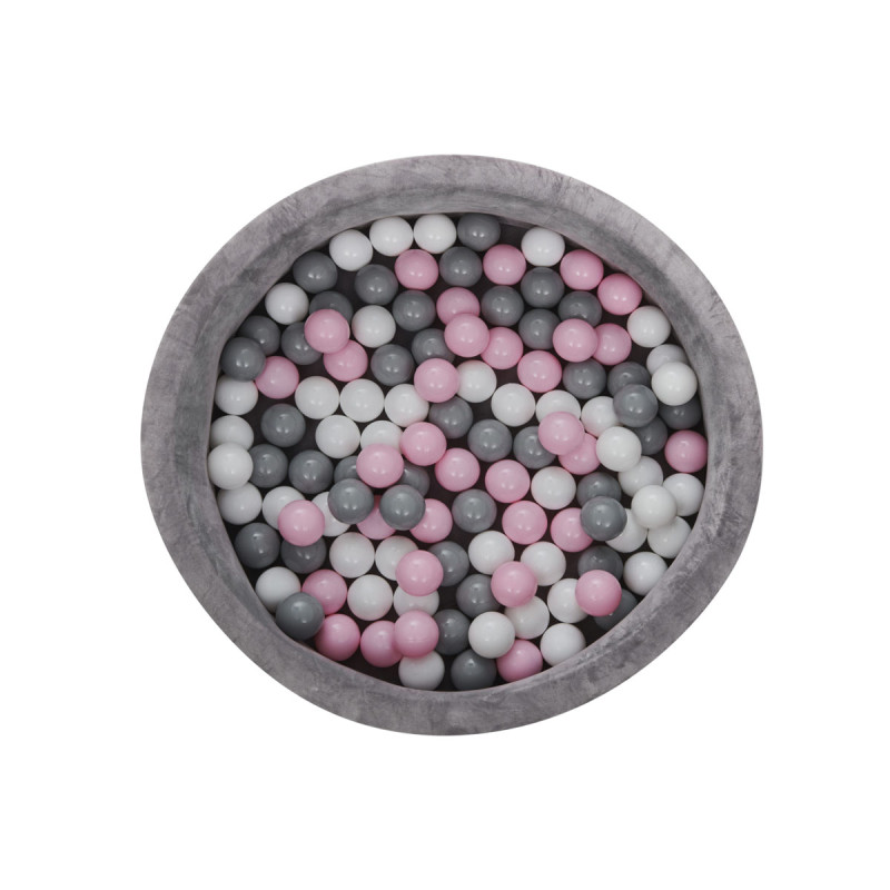 Ms Misti piscina de bolas rosa vertical