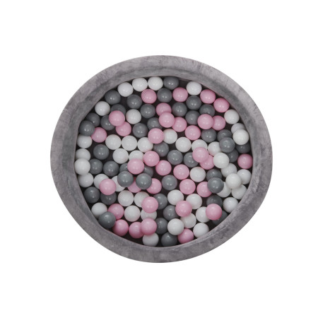 Ms Misti piscina de bolas rosa vertical