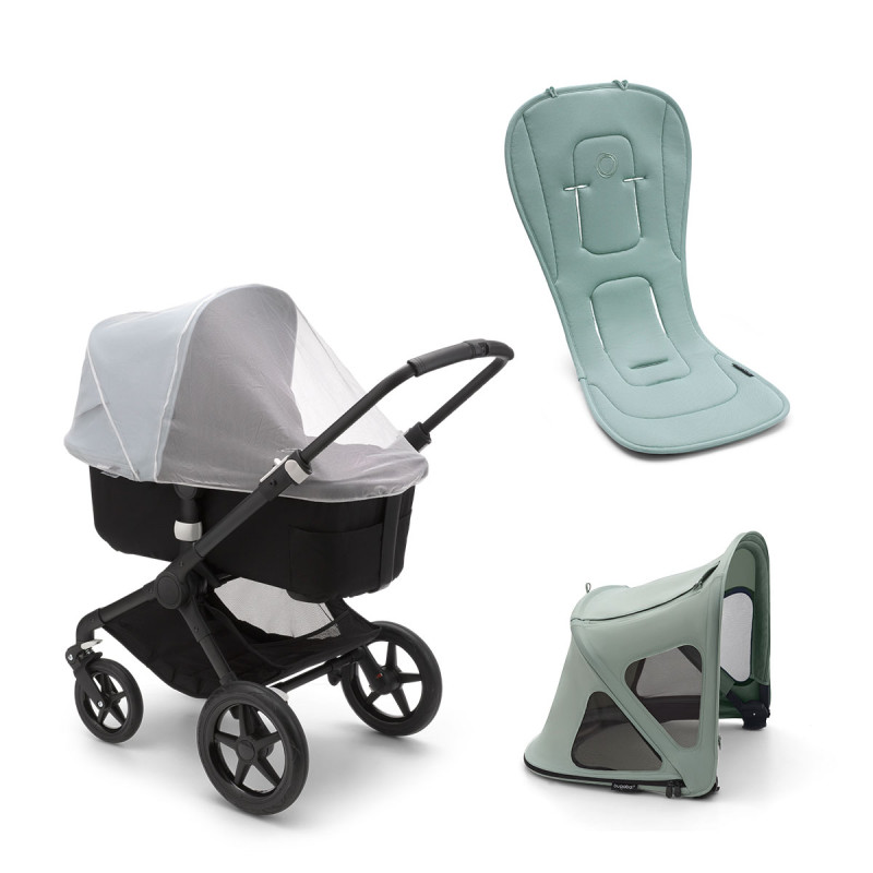 Bugaboo pack verano capota ventilada, colchoneta y mosquitera