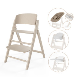 Cybex Click & Fold 4 en 1 trona all natural incluye hamaca recien nacido, baby set y bandeja