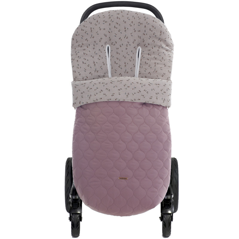 Uzturre gilda saco de silla universal invierno, la tapa son celdas hexagonales en color rosa nude