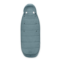 saco cubrepiés cybex gold footmuff en color azul, stormy blue 01
