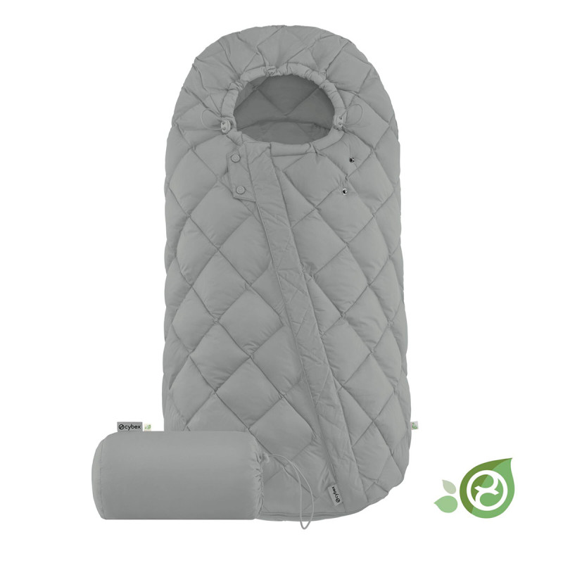 saco cubrepiés cybex snogga 2 en color gris, stone grey 01
