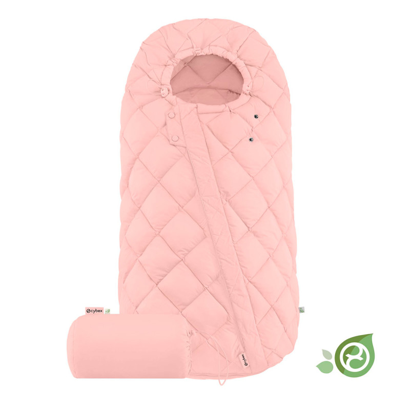 saco cubrepiés cybex snogga 2 en color rosa, candy pink 01