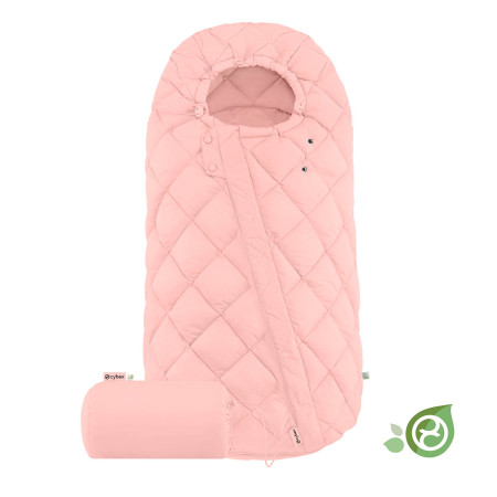 saco cubrepiés cybex snogga 2 en color rosa, candy pink 01