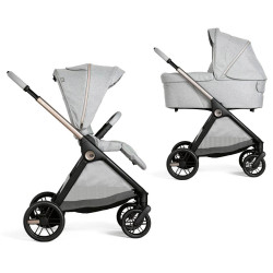 Chicco bellagio duo cochecito con capazo flexi en color grey