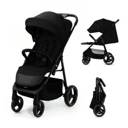 silla de paseo TRIG 3 de Kinderkraft en color negro onyx black