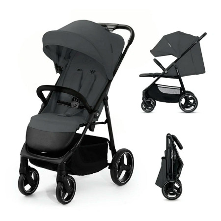 silla de paseo TRIG 3 de Kinderkraft en color gris granite grey