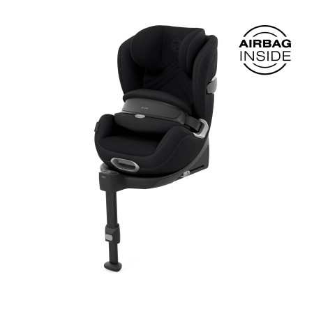 Cybex Anoris T2 Plus  i-Size silla de coche color negro deep black con capota