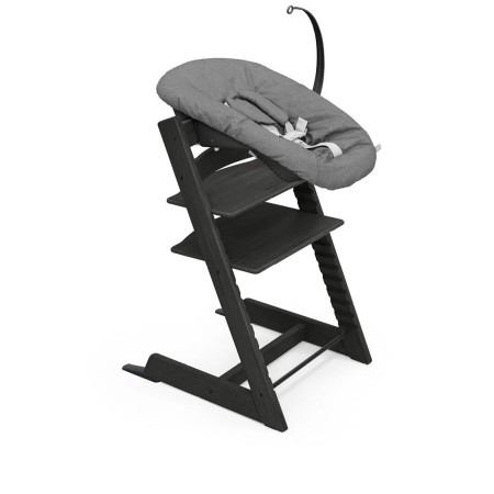 newborn set para trona tripp trapp de stokke en modo abatible en color anthracite