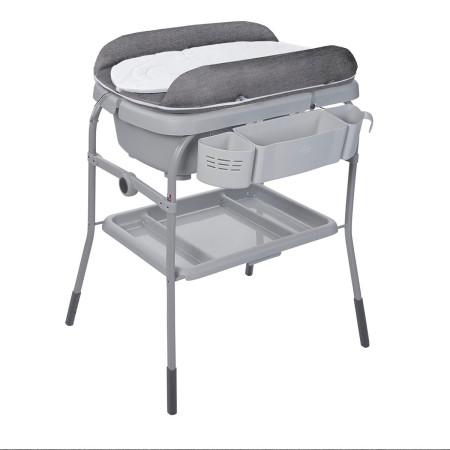 bañera cambiador cuddle and bubble de chicco en color graphite melange