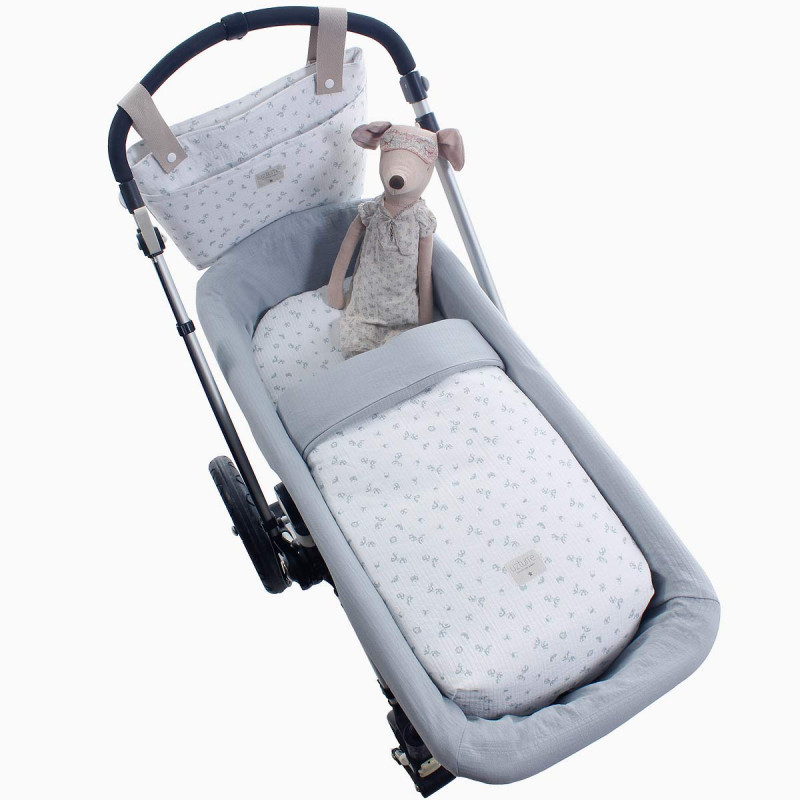 saco de capazo Uzturre Flavia en color menta