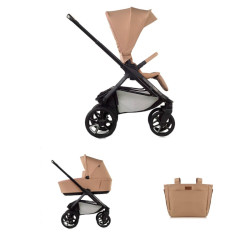 duo cochecito silla de paseo y capazo jané keep en color marrón sesame U85