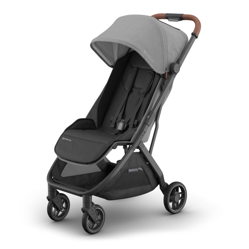 silla de paseo ligera minu v3 de uppababy en color gris greyson
