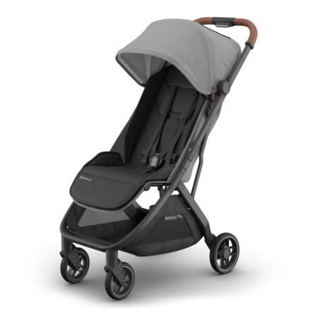 silla de paseo ligera minu v3 de uppababy en color gris greyson