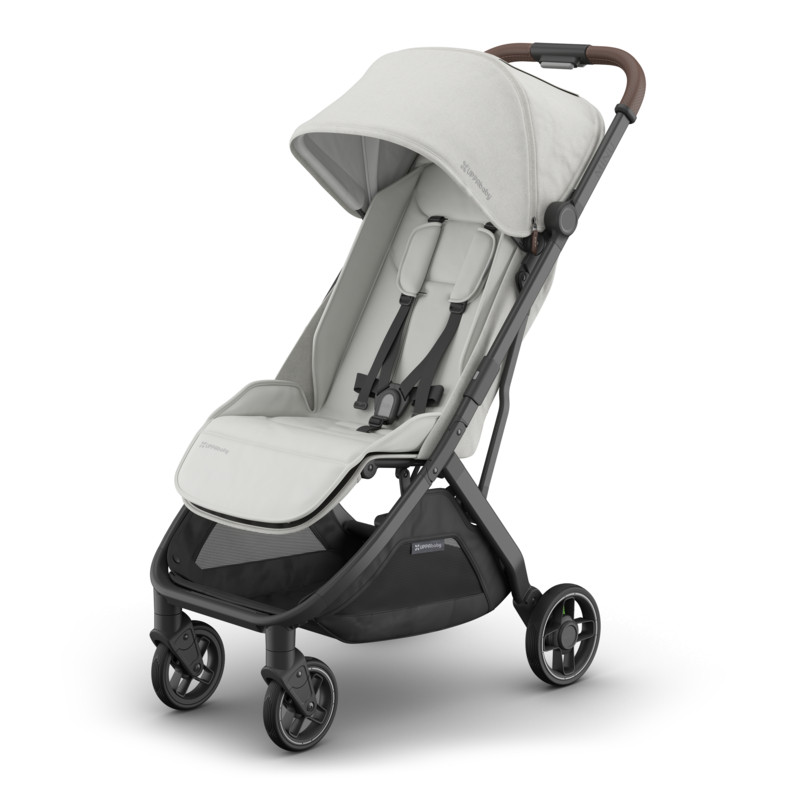 silla de paseo ligera minu v3 de uppababy en color blanco savannah