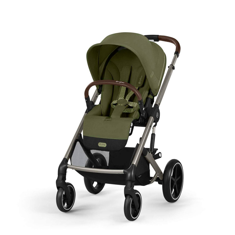 cochecito cybex balios s lux en color verde moss green