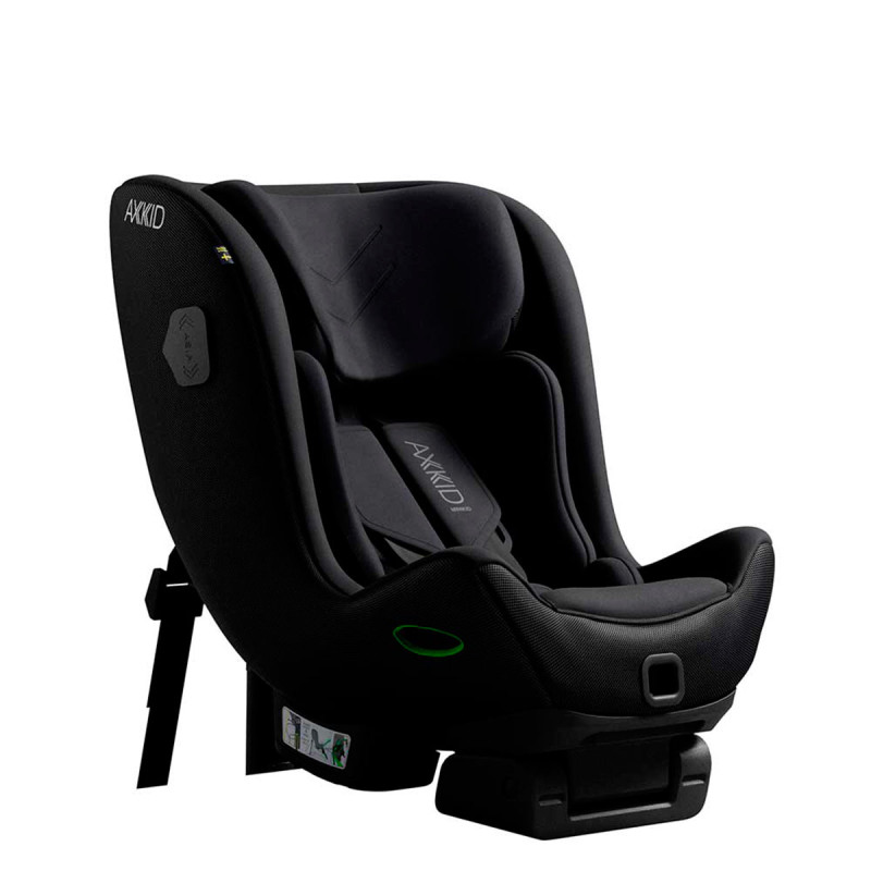 silla de coche axkid minikid 4 pro en color negro coastal storm black