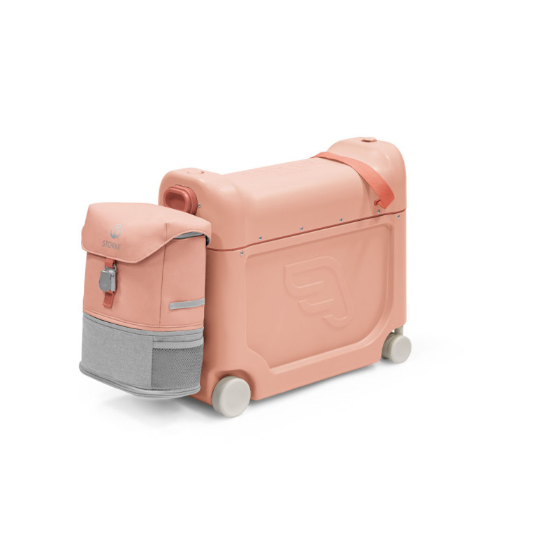 stokke pack de viaje jetkids v4 que se compone de jetkids  y mochila en coral pink 681401