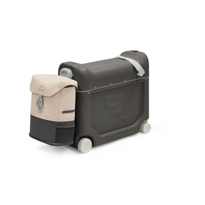stokke pack de viaje jetkids v4 que se compone de jetkids en color midnight grey   y mochila en moonglow white 681405