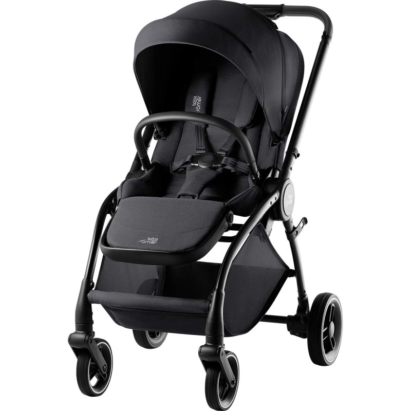 cochecito rio de britax römer en color negro carbon black