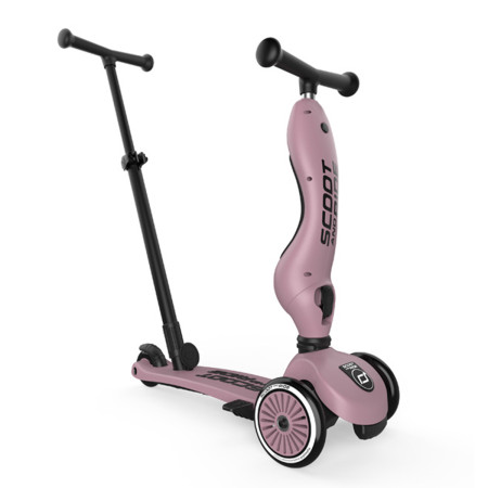 patinete Scoot and Ride Highway kick 1 Push and Go en color rosa wildberry