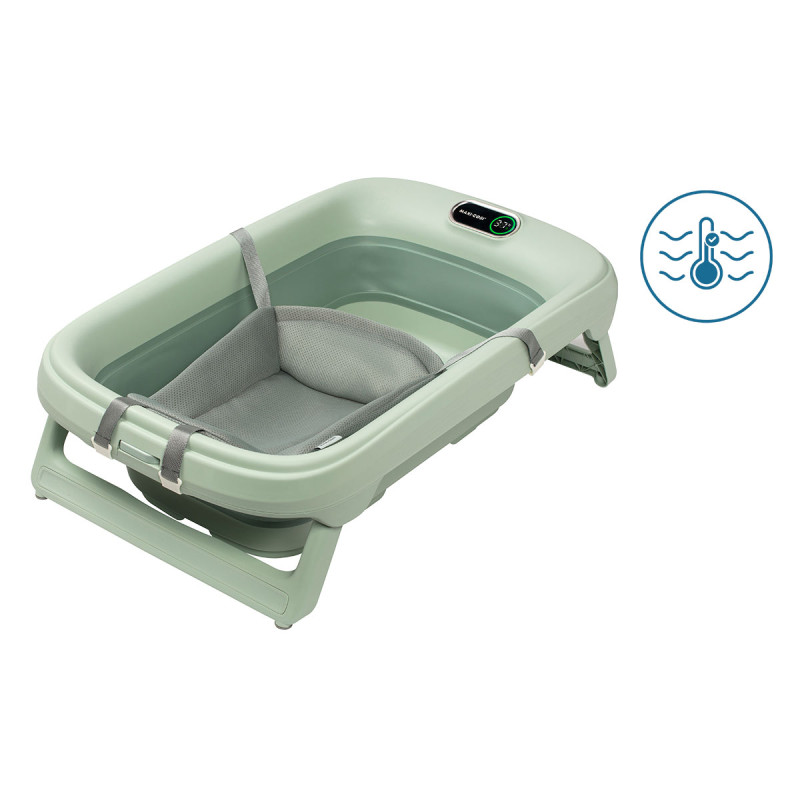 bañera plegable indigo plus de maxi-cosi en color verde sage green