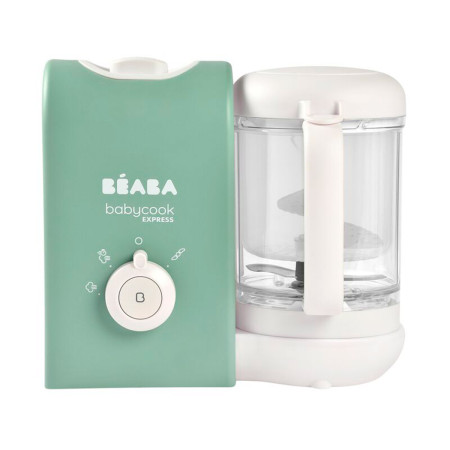 robot de cocina babycook Express de Beaba en color verde sage green