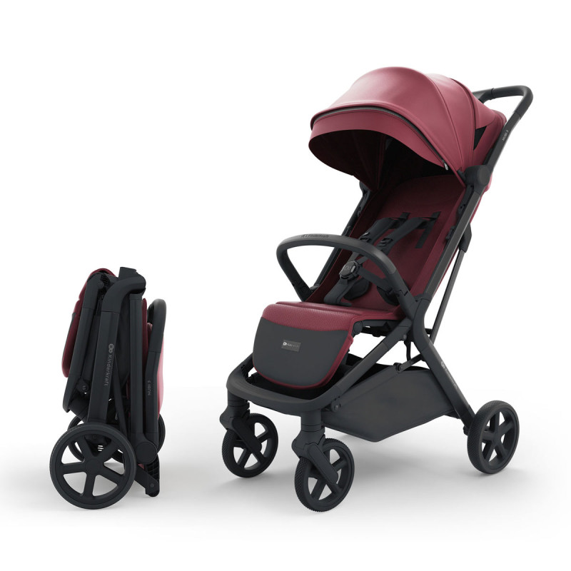 silla de paseo NUBI 3 de Kinderkraft en color granate dark ruby