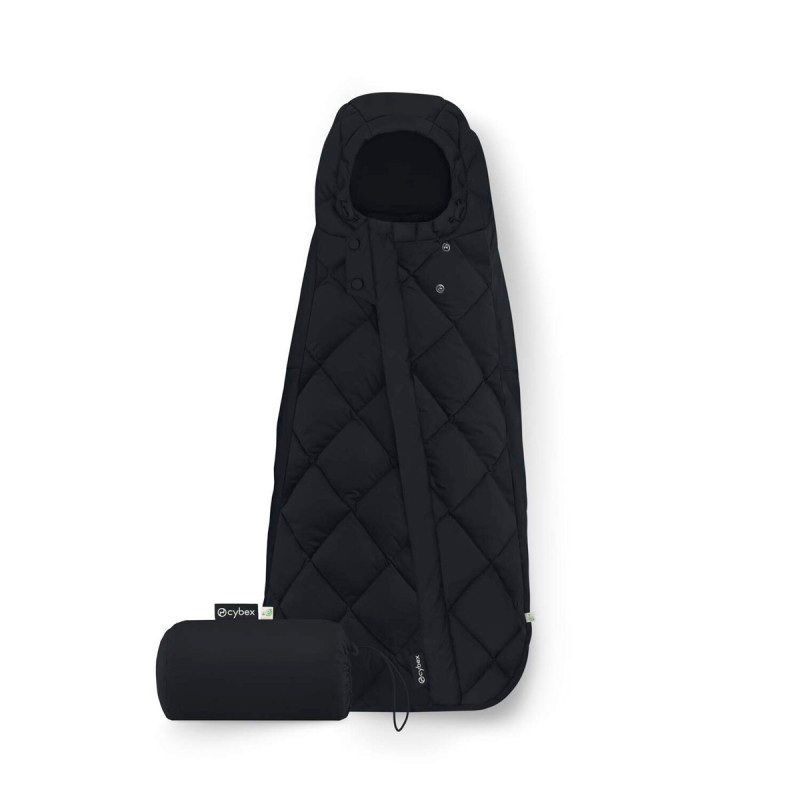 saco para silla de coche MINI Snogga 2 de Cybex en color negro moon black