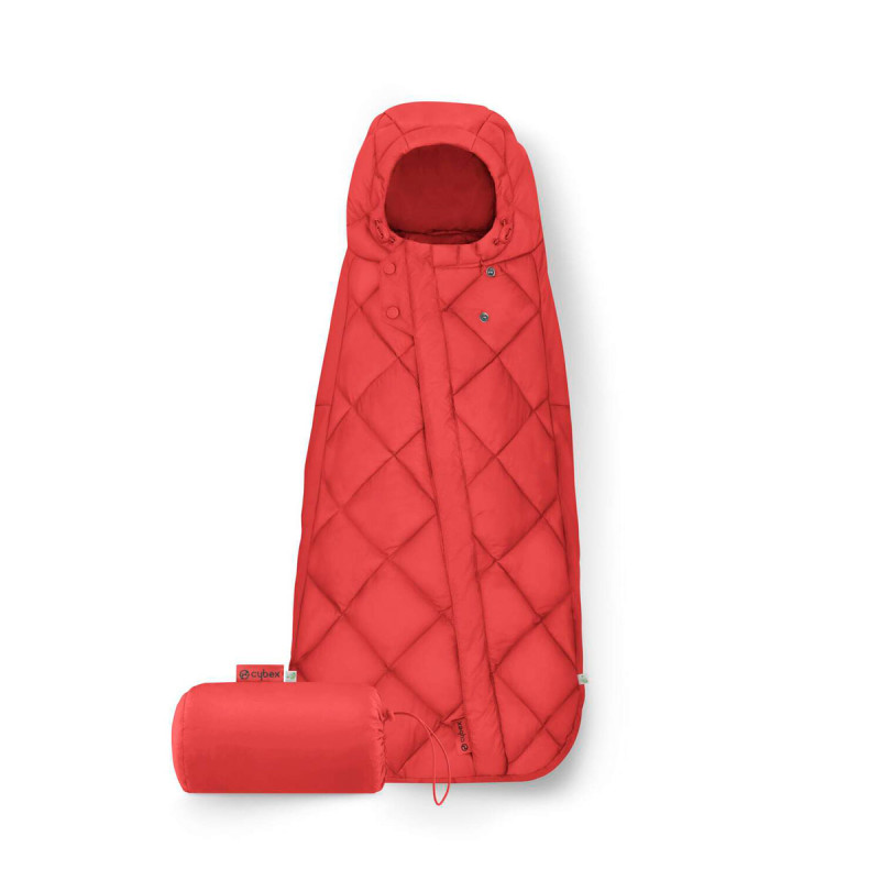 saco para silla de coche MINI Snogga 2 de Cybex en color rojo hibiscus red