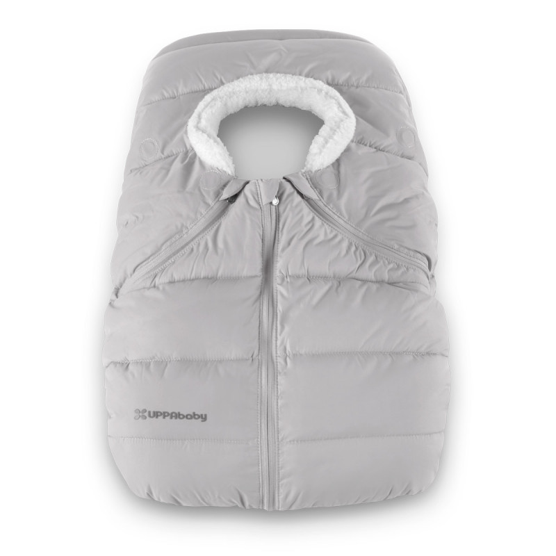 saco para grupo 0 de uppababy en color gris stella