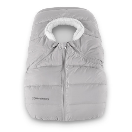 saco para grupo 0 de uppababy en color gris stella