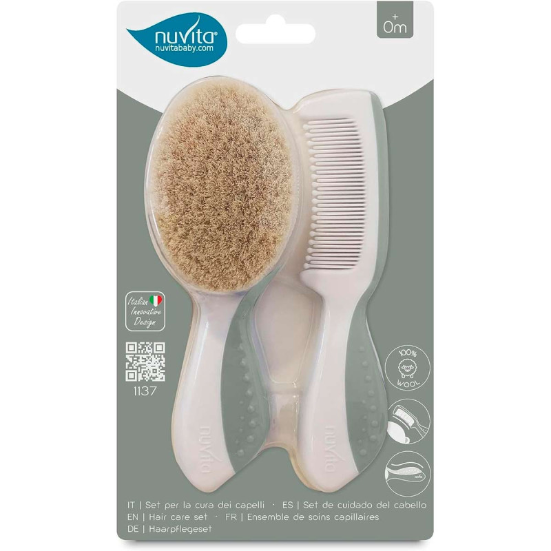 kit para cabello de nuvita en color verde sage green