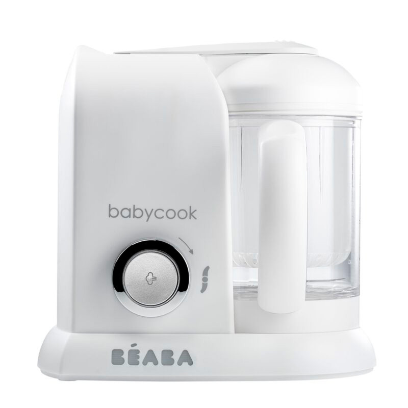 robot de cocina 6 en 1 SOLO de Beaba en color blanco white silver
