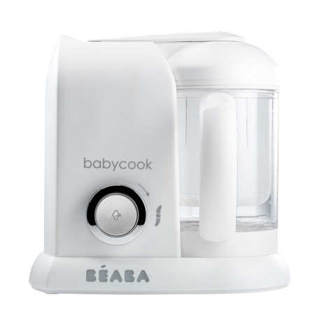 robot de cocina 6 en 1 SOLO de Beaba en color blanco white silver