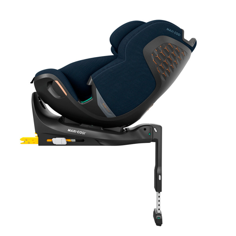 silla de coche para bebé Maxi-Cosi emerald 360 PRO a contramarcha sobre base isofix en color azul authentic blue