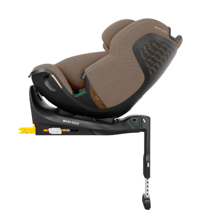 silla de coche para bebé Maxi-Cosi emerald 360 PRO a contramarcha sobre base isofix en color marrón authentic truffle