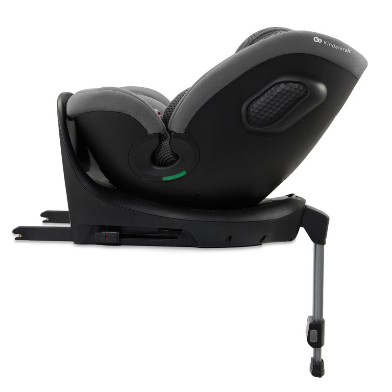 silla de coche xrider2 de Kinderkraft a contramarcha en color gris