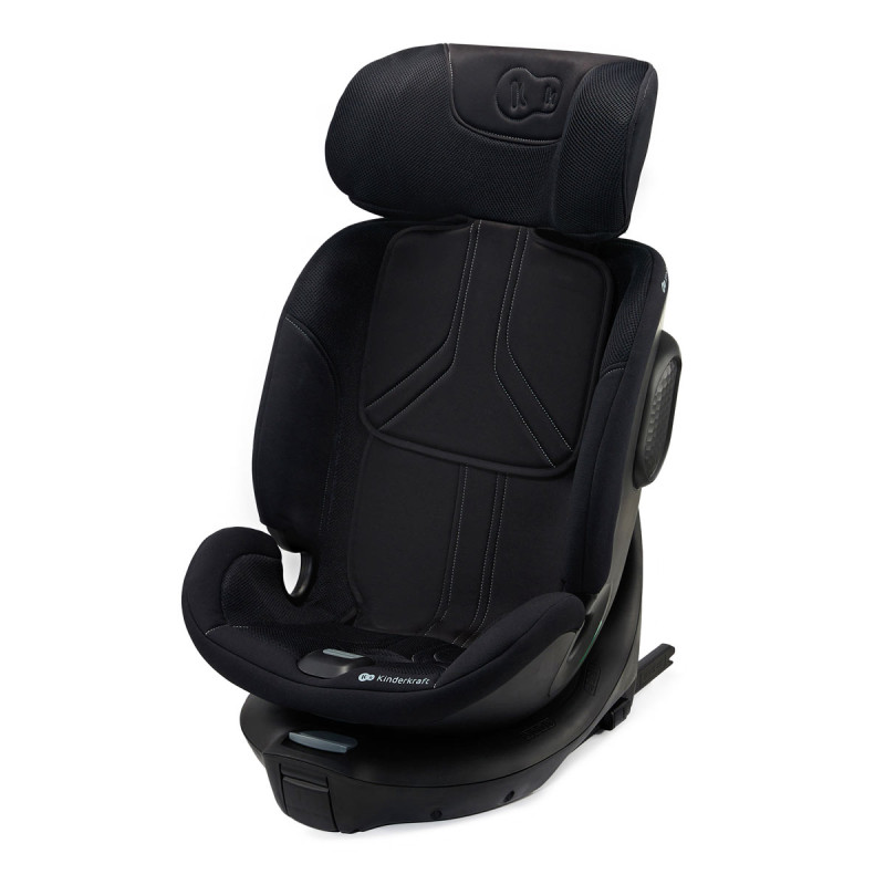silla de coche xrider2 de Kinderkraft con reposacabezas en color negro