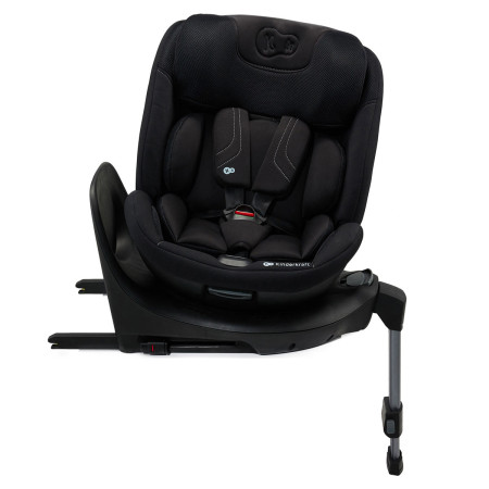 silla de coche xrider2 de Kinderkraft girada en color negro