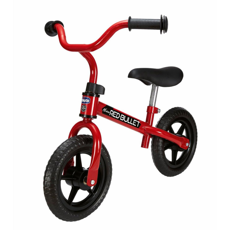 bicicleta sin pedales FIRST BIKE de Chicco en en color rojo red bullet