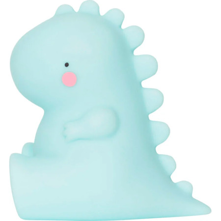 lámpara infantil con forma de dinosaurio t-rex de a little lovely company vista frontal