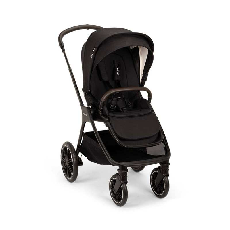 silla de paseo del carrito de bebé Triv Lx All-Season de Nuna en color negro caviar