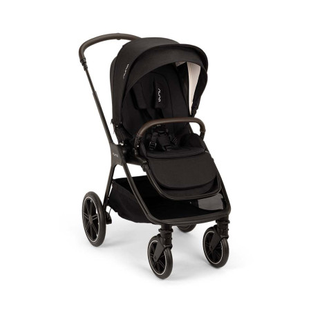 silla de paseo del carrito de bebé Triv Lx All-Season de Nuna en color negro caviar