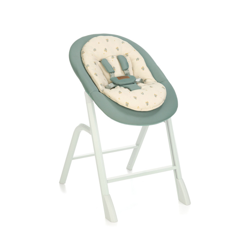 kit hamaca trona Noah 2 de Jané en color verde botanic U78