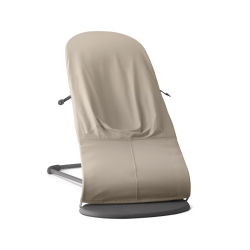Babybjörn Balance Soft hamaca tejido tri-fabric 005002 Gris arena 2