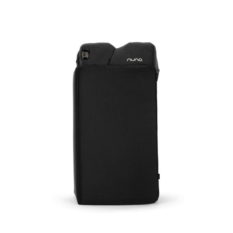 Plegado con funda de Nuna Paal cuna de viaje caviar negra