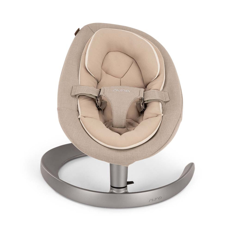 diseño ergonómico de la gandulita leaf grow en color biscotti